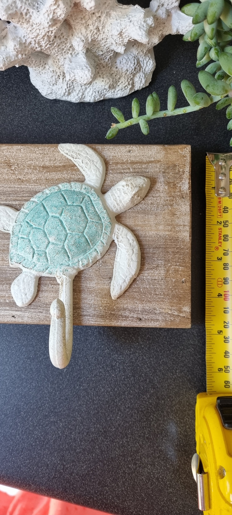 Sea Turtle 3 Hook Wall Hanger