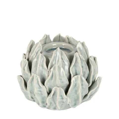 French Hamptons Ceramic decorative Artichoke Finial 23cm/ Tealight candle holder