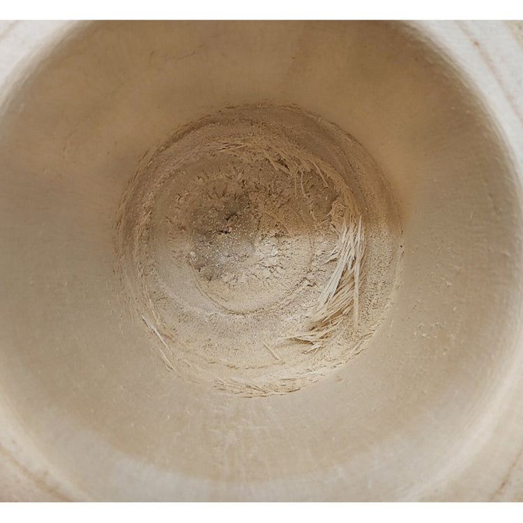 Wooden pot planter footed 26cm