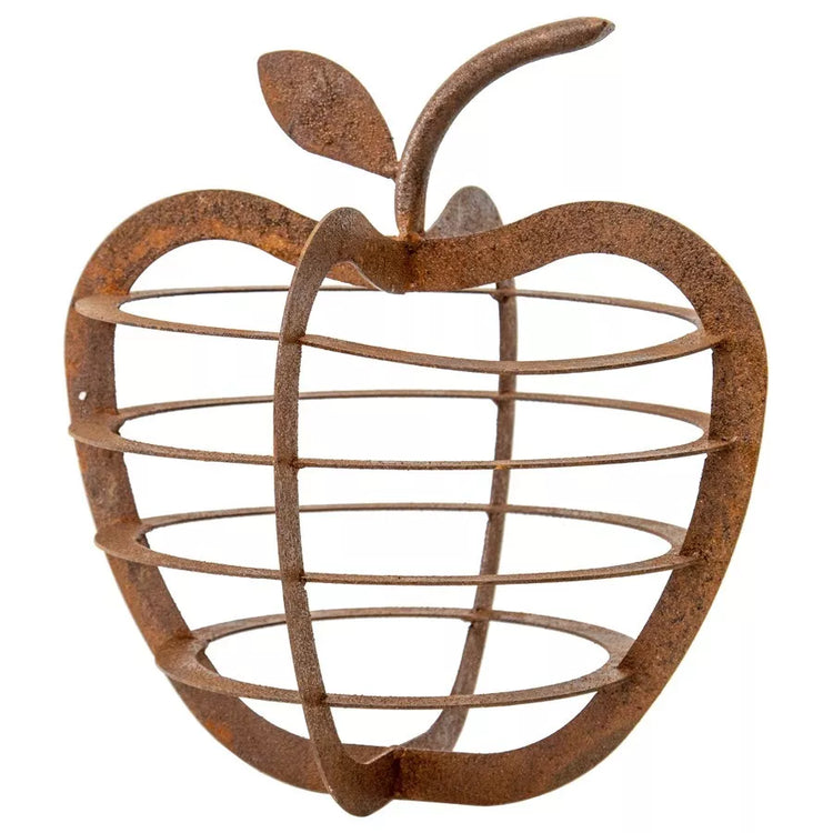 Coast to Country Decor Rusty Apple Pear Garden Art Ornament Sculptures 30/45cm