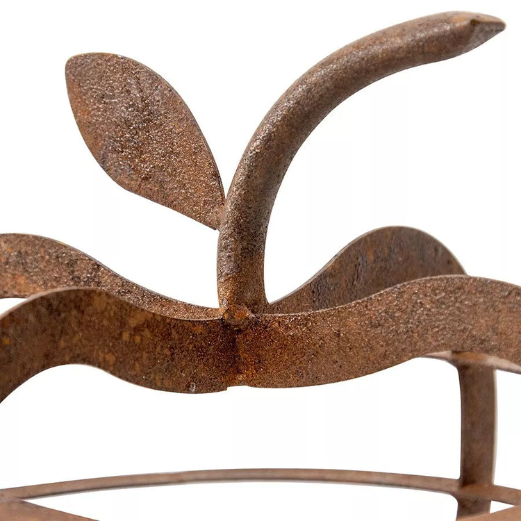 Coast to Country Decor Rusty Apple Pear Garden Art Ornament Sculptures 30/45cm